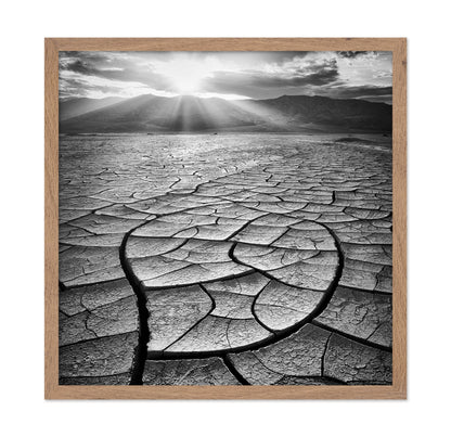 Cracked Desert Sun