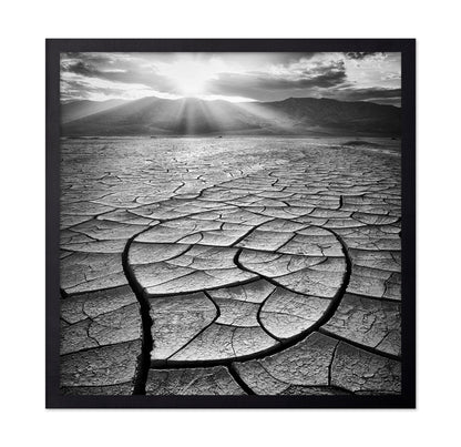 Cracked Desert Sun
