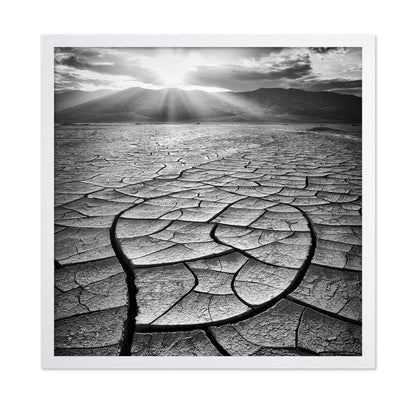 Cracked Desert Sun