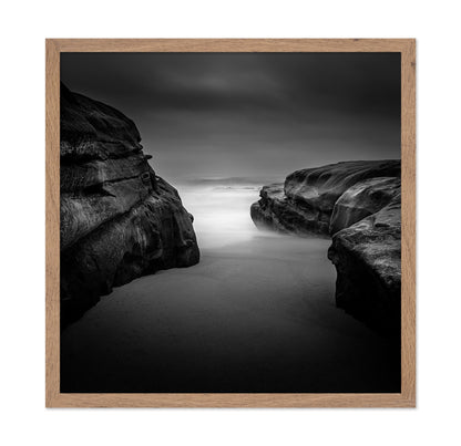 Foggy Coastal Rocks