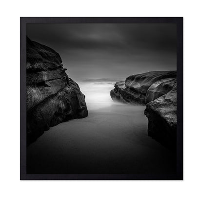Foggy Coastal Rocks