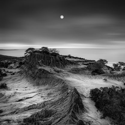 Moonlit Desert Ridge