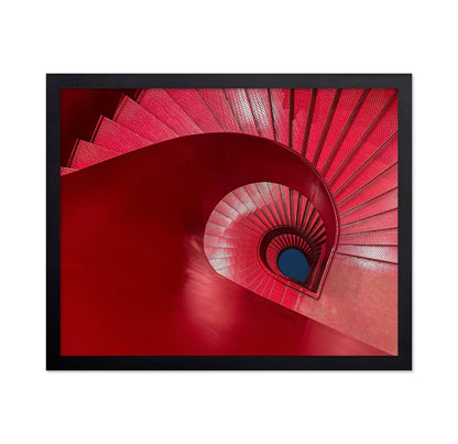 Red Spiral Staircase