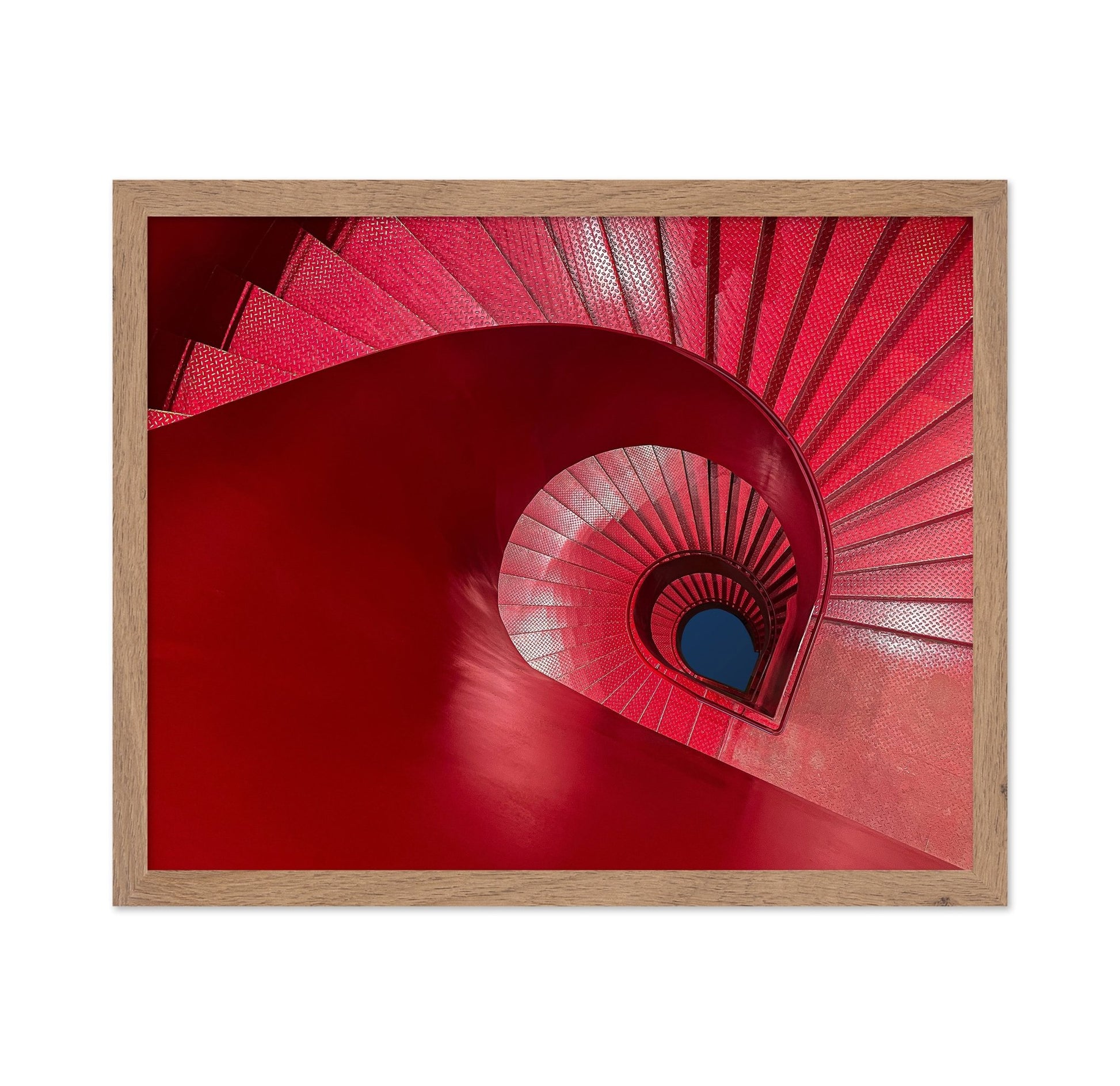 Red Spiral Staircase