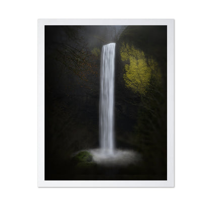 Misty Forest Waterfall