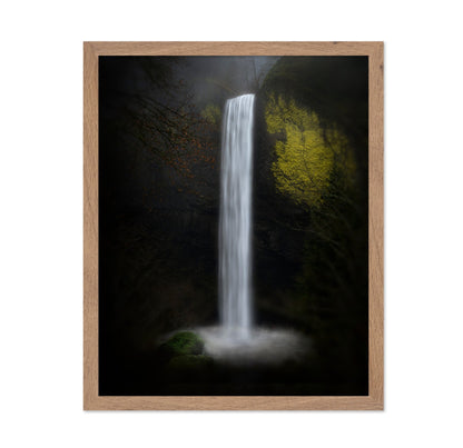 Misty Forest Waterfall