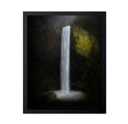 Misty Forest Waterfall