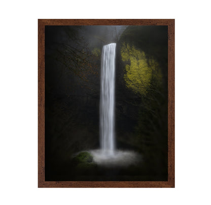 Misty Forest Waterfall