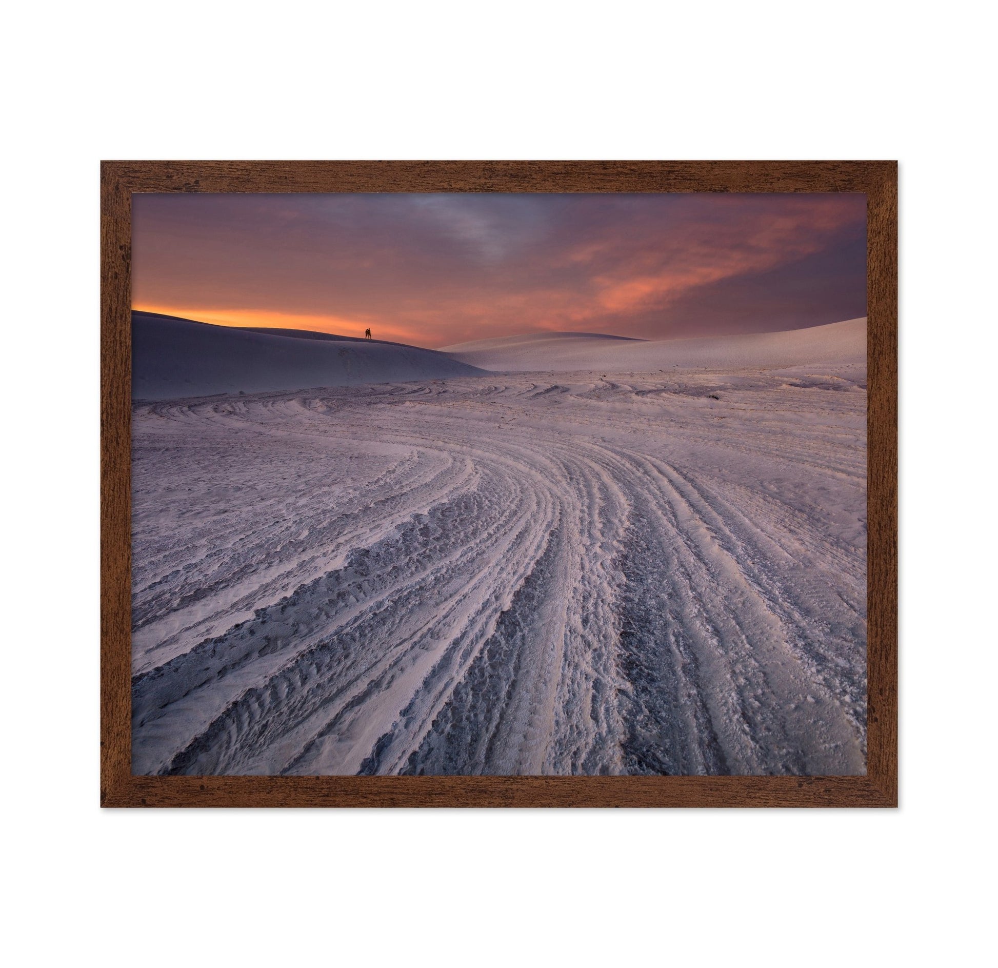 Desert Tracks Sunset