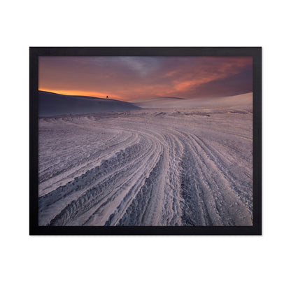 Desert Tracks Sunset