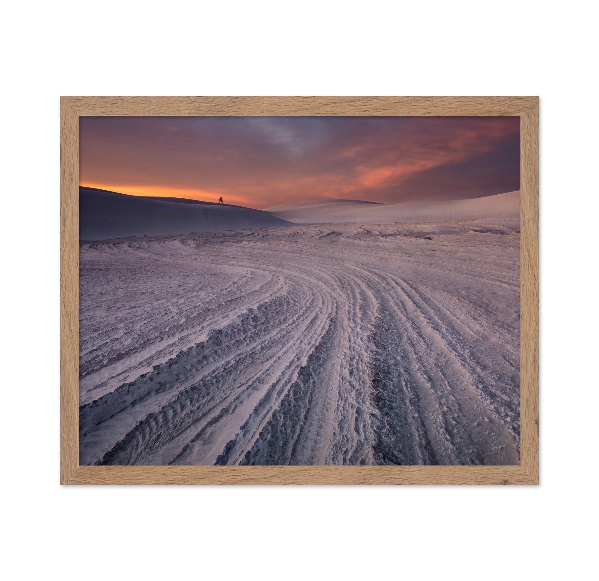 Desert Tracks Sunset