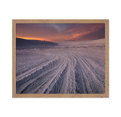 Desert Tracks Sunset