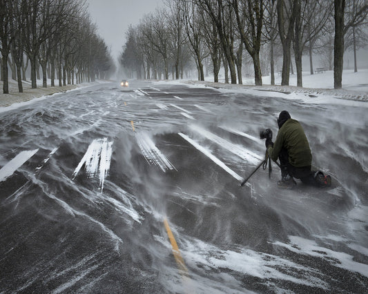 Blizzard Road Shot