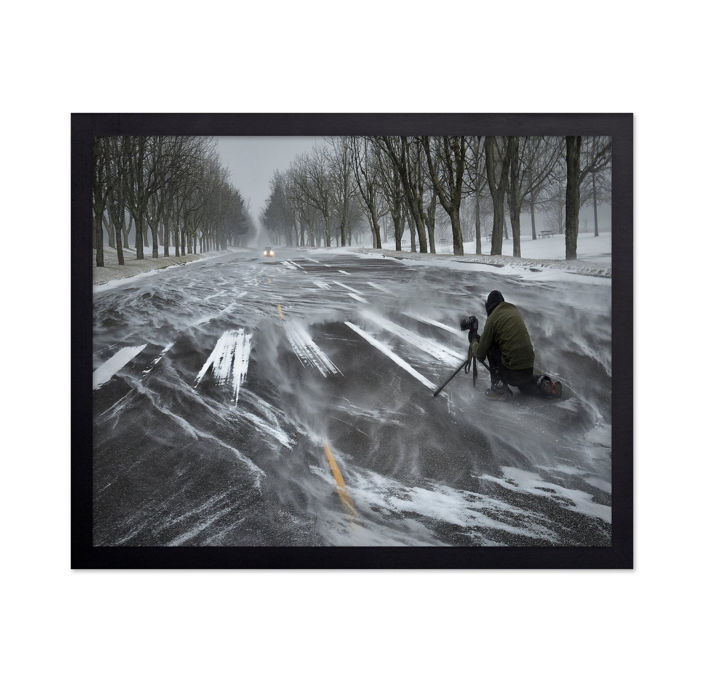 Blizzard Road Shot