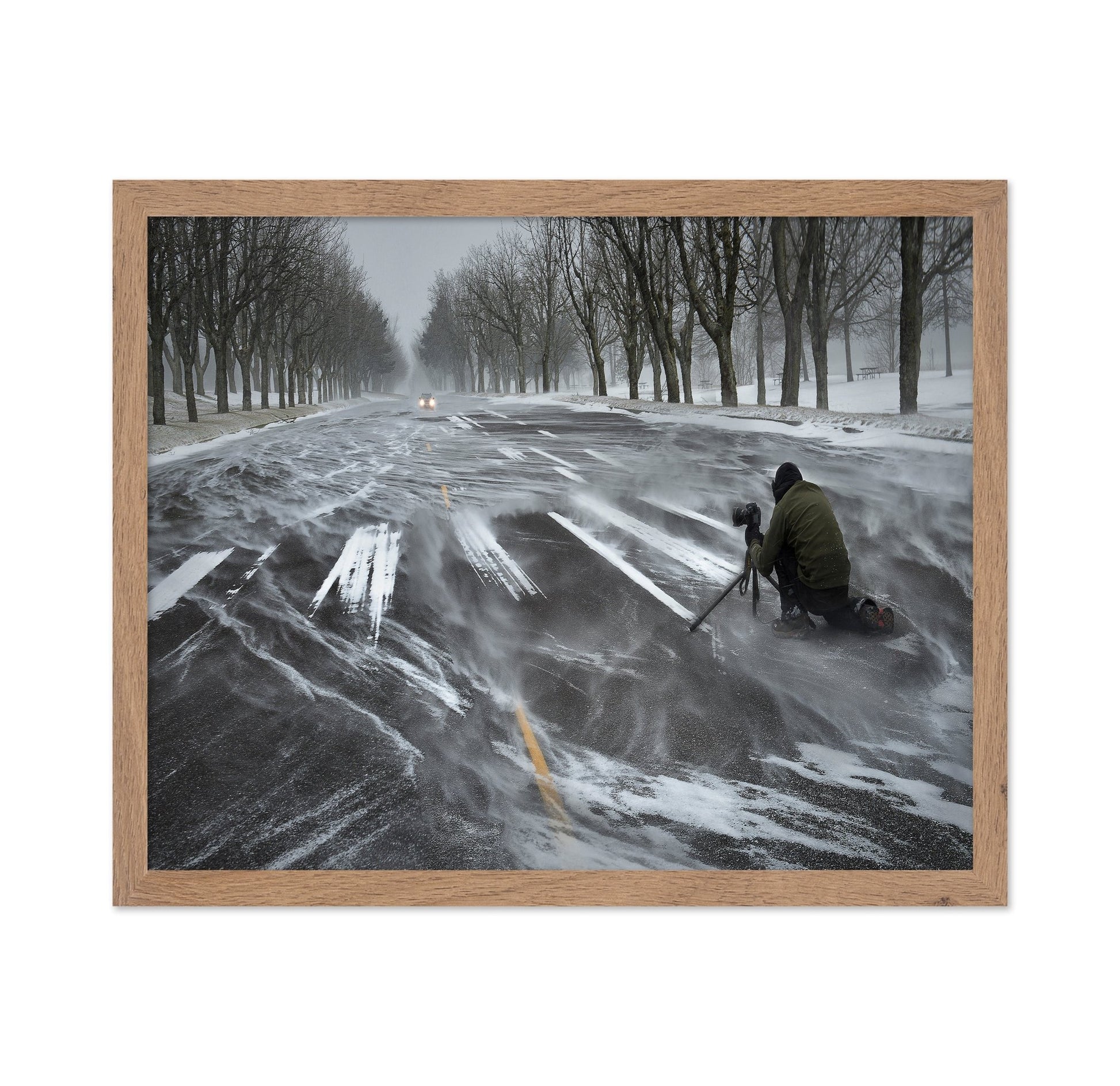 Blizzard Road Shot