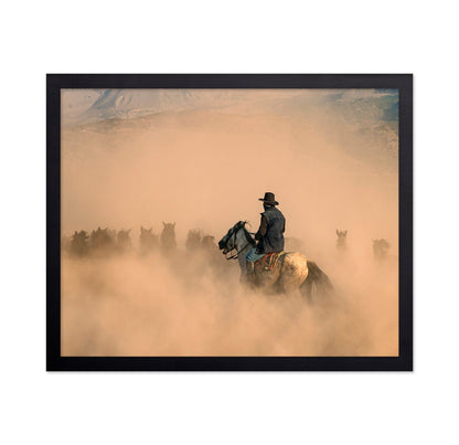 owboy Herding Horses