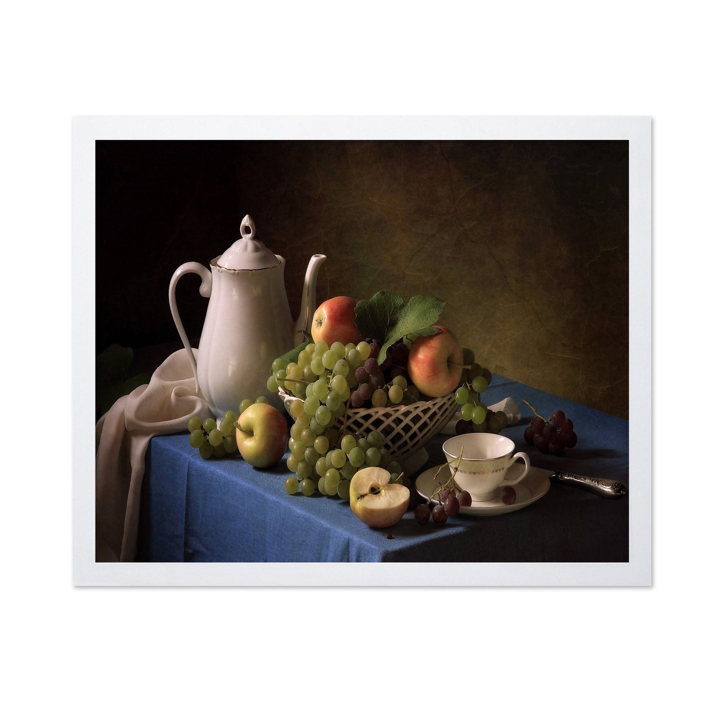 Grapes And Apples Still Life