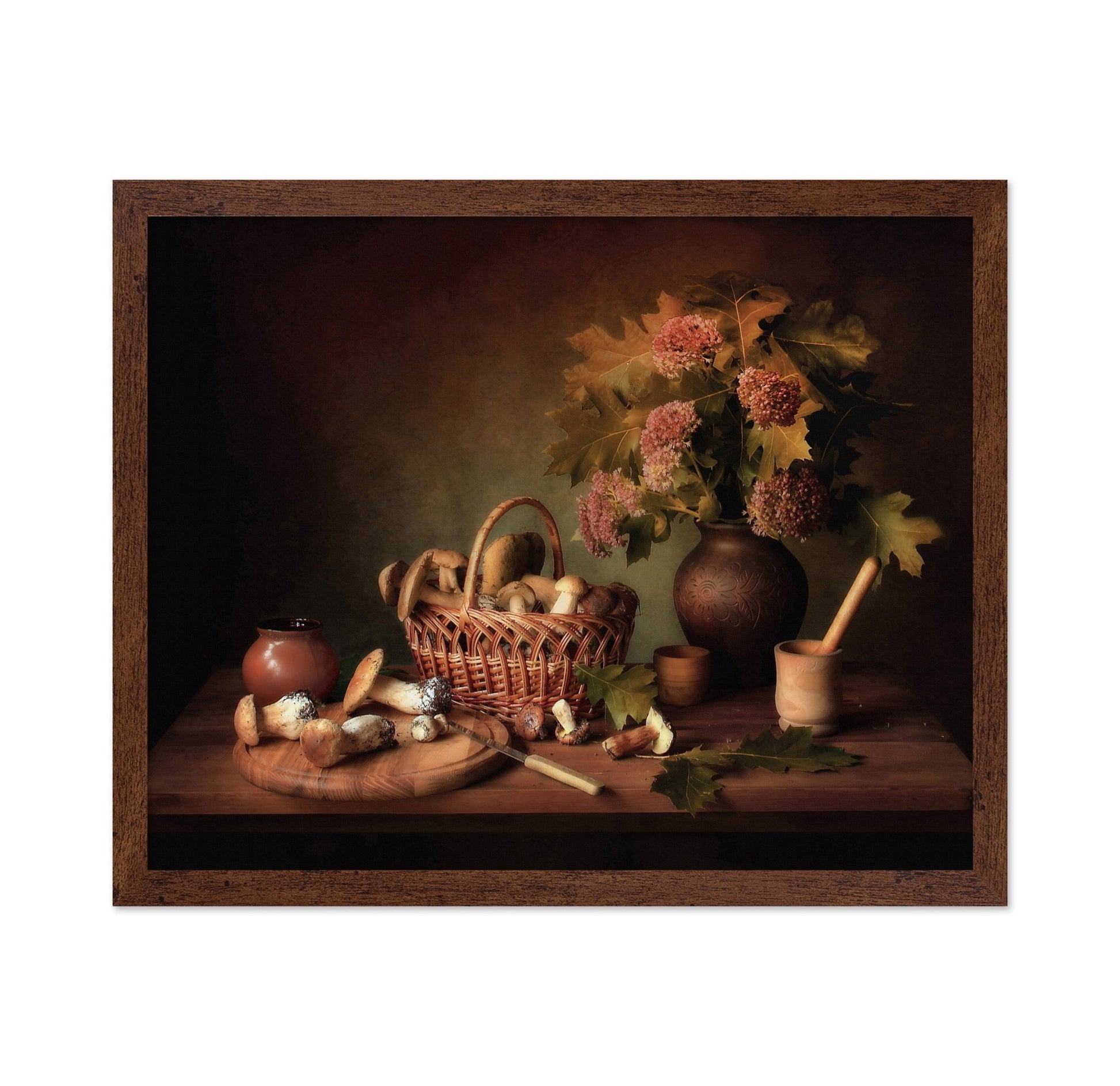 Autumn Mushroom Still Life