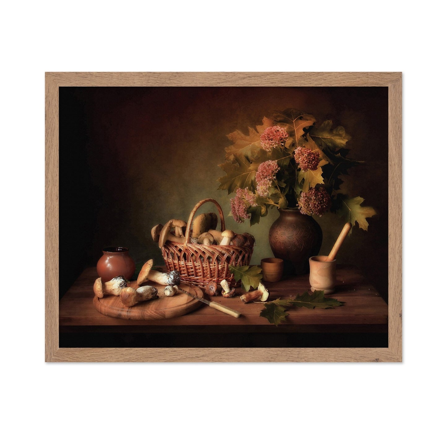 Autumn Mushroom Still Life