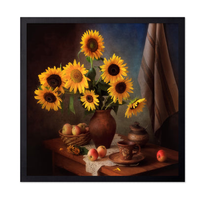 Golden Sunflower Vase