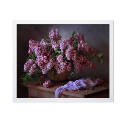 Pink Lilac Basket