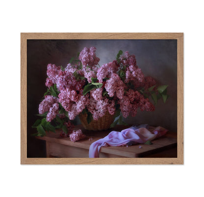 Pink Lilac Basket