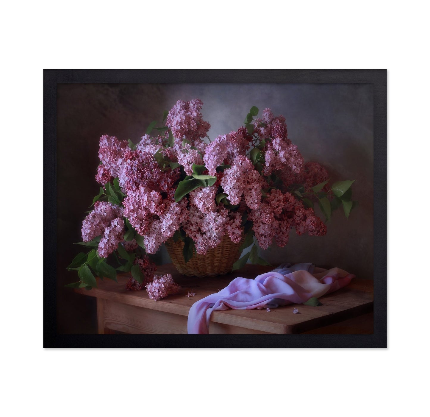 Pink Lilac Basket