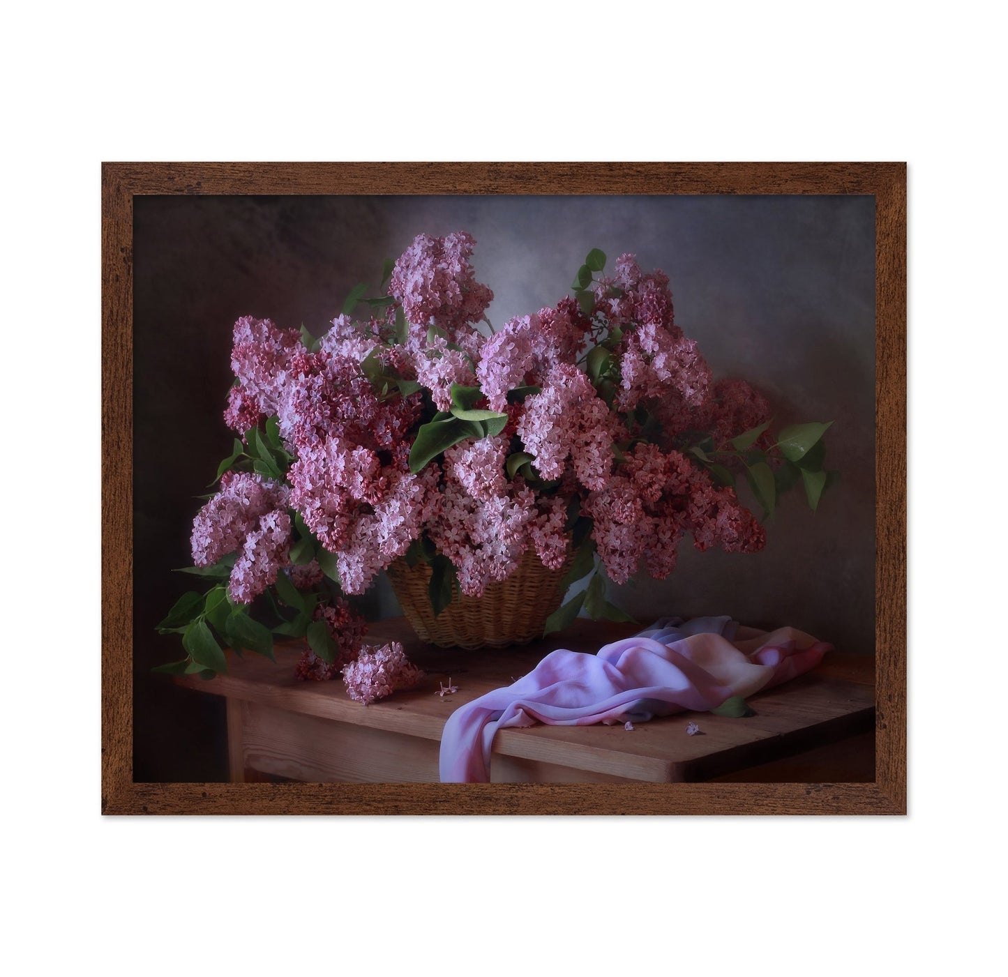 Pink Lilac Basket