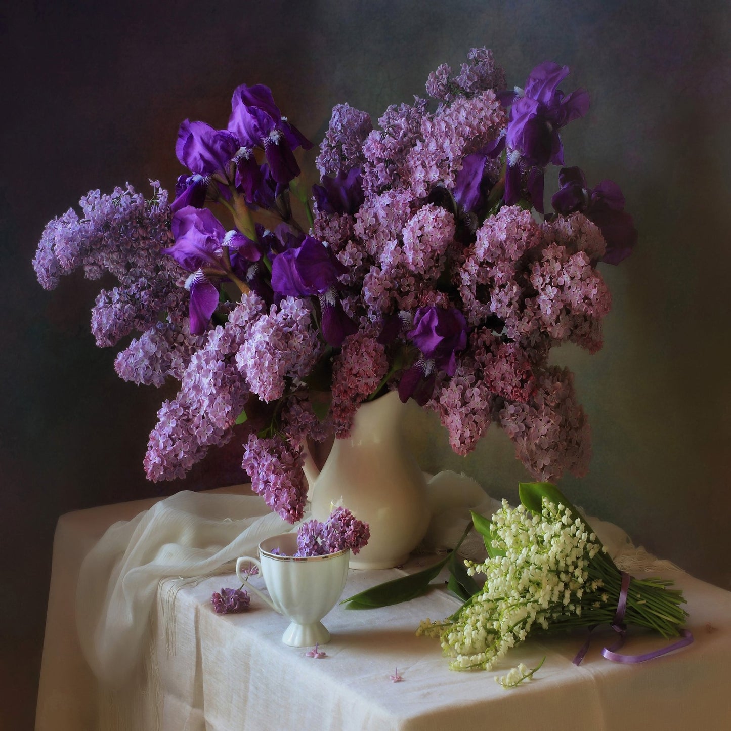 Lilac Iris Bouquet