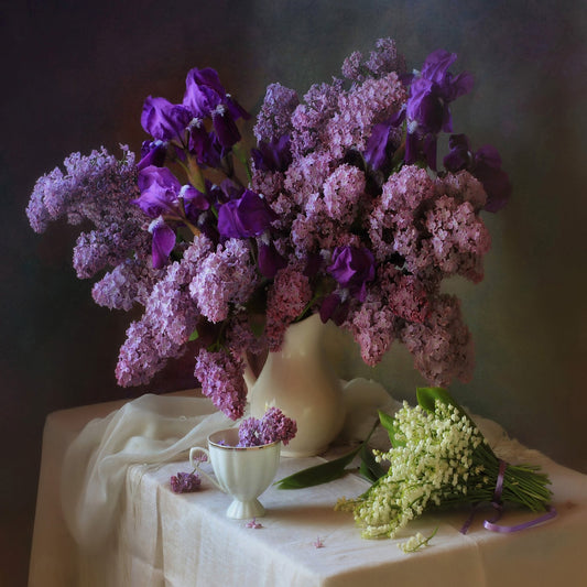 Lilac Iris Bouquet