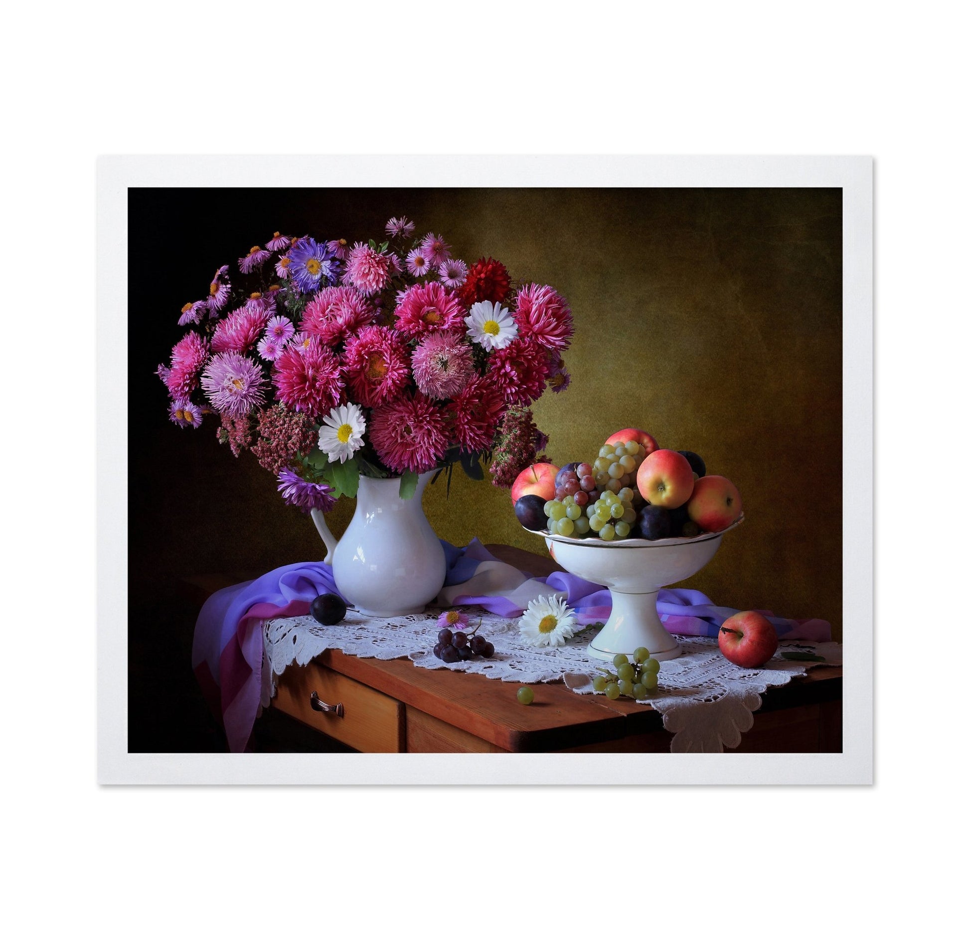 Floral Fruit Still Life