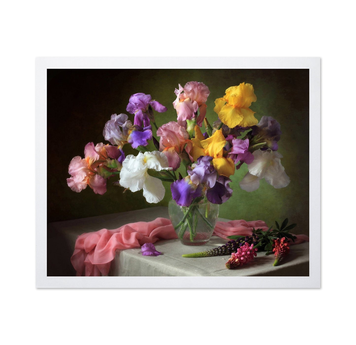 Colorful Iris Bouquet