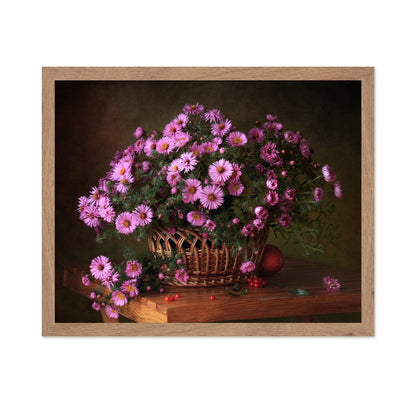 Pink Floral Basket