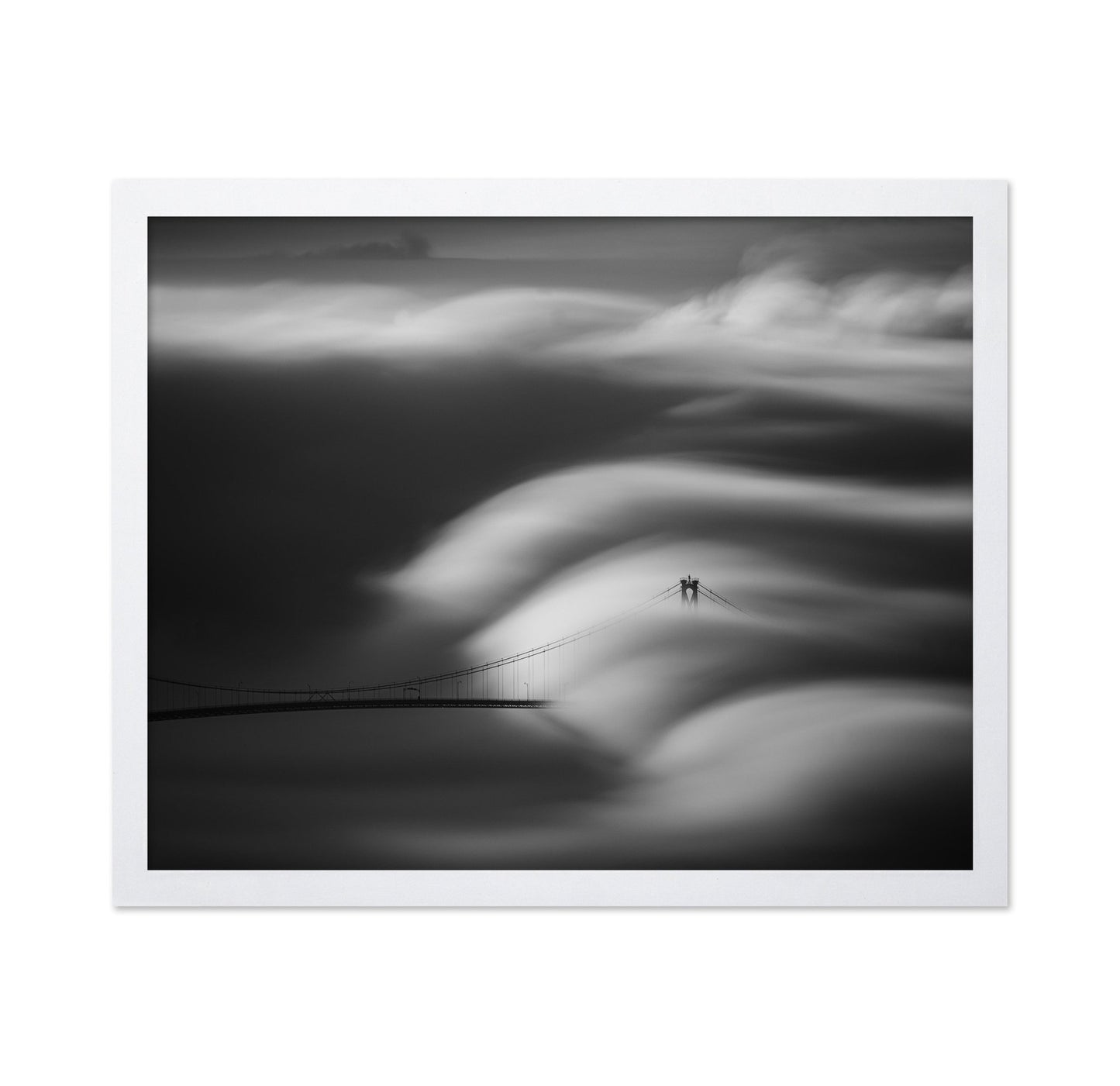 Bridge Through Mist Waves