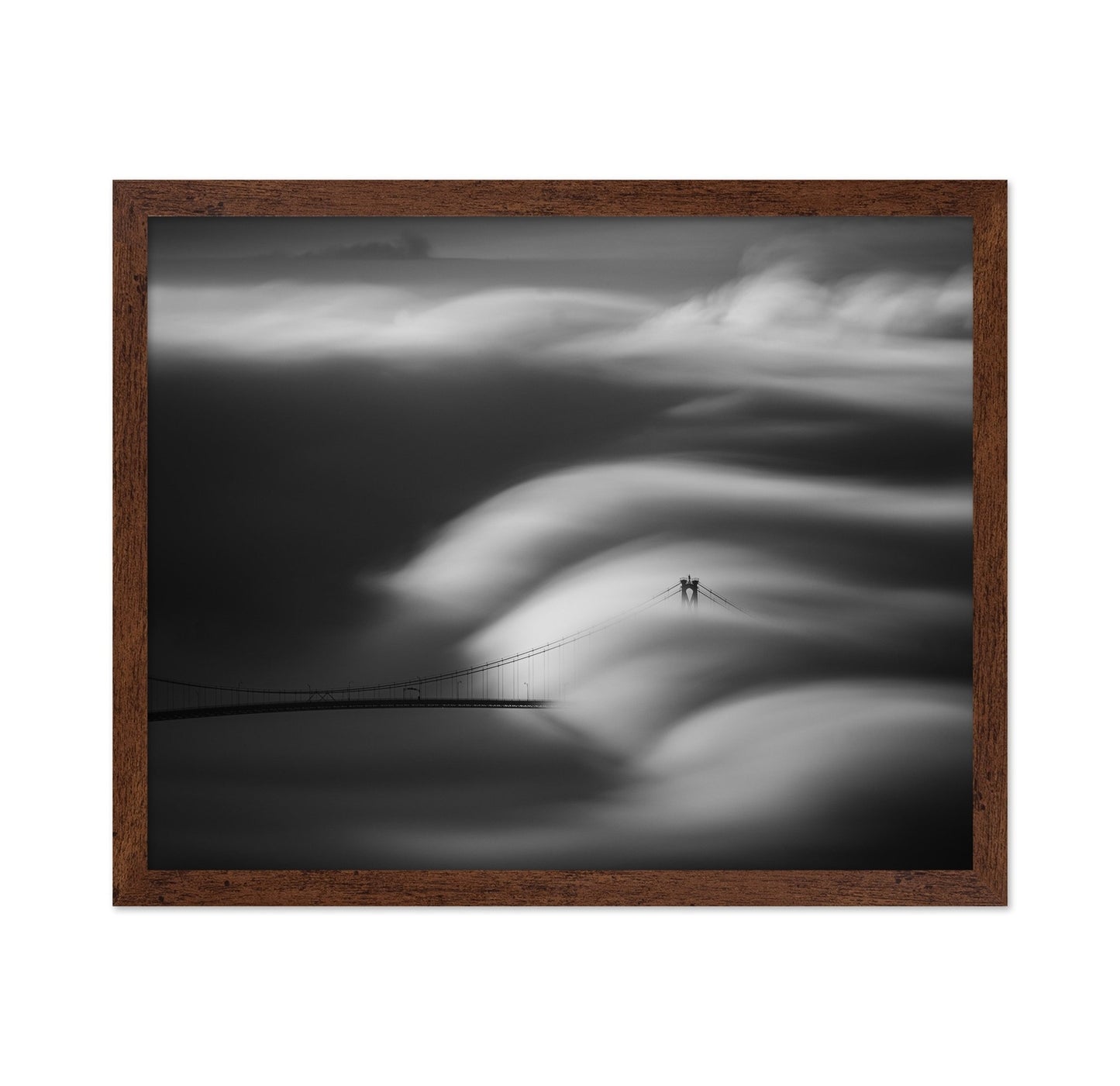 Bridge Through Mist Waves