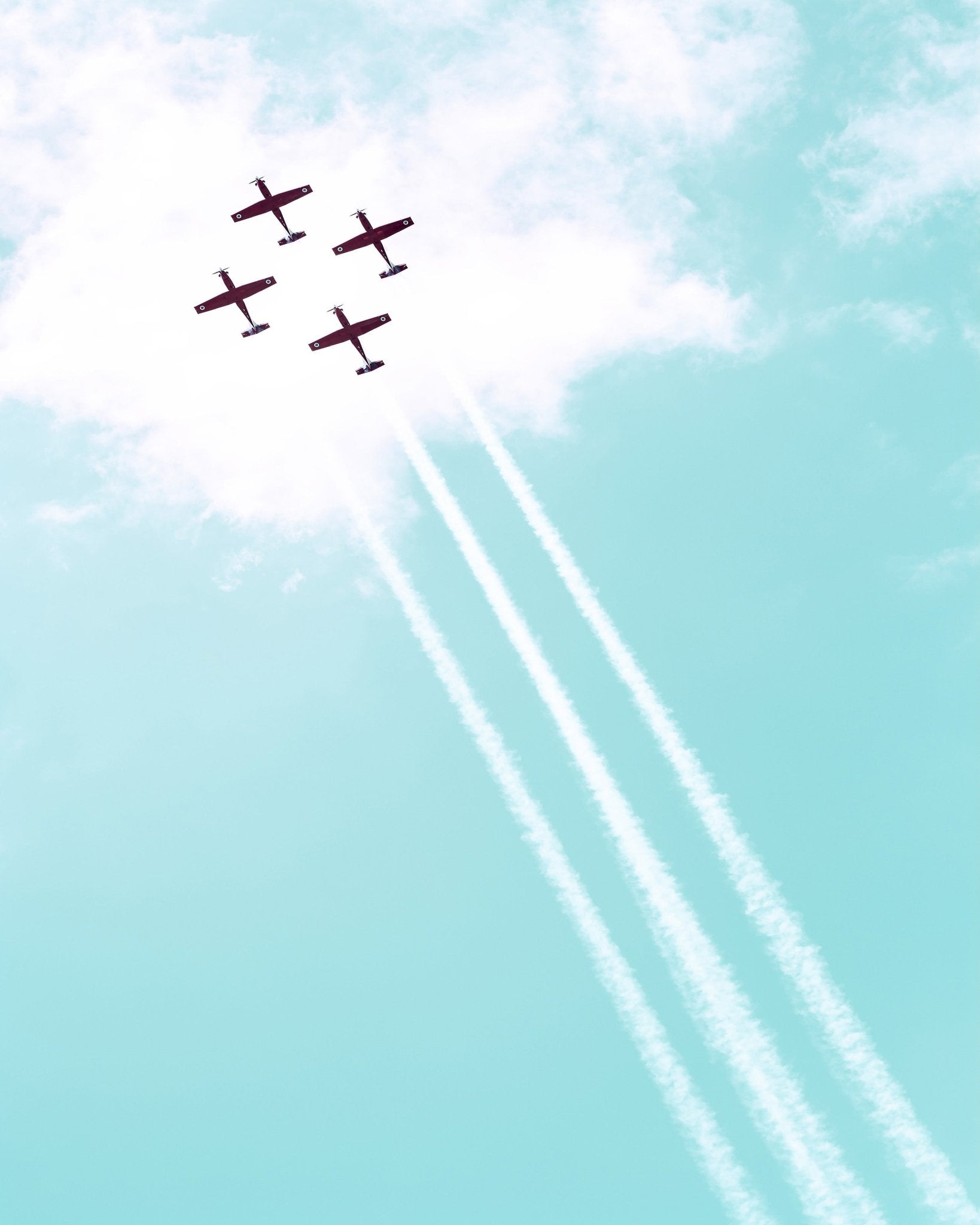Airplane Formation Photo