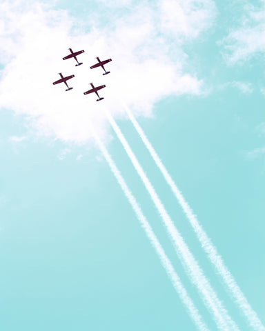 Airplane Formation Photo