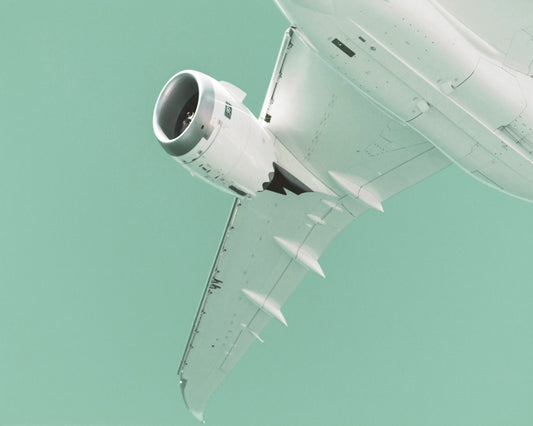 Airplane Wing Close Up