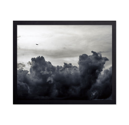 Plane Above Storm Clouds