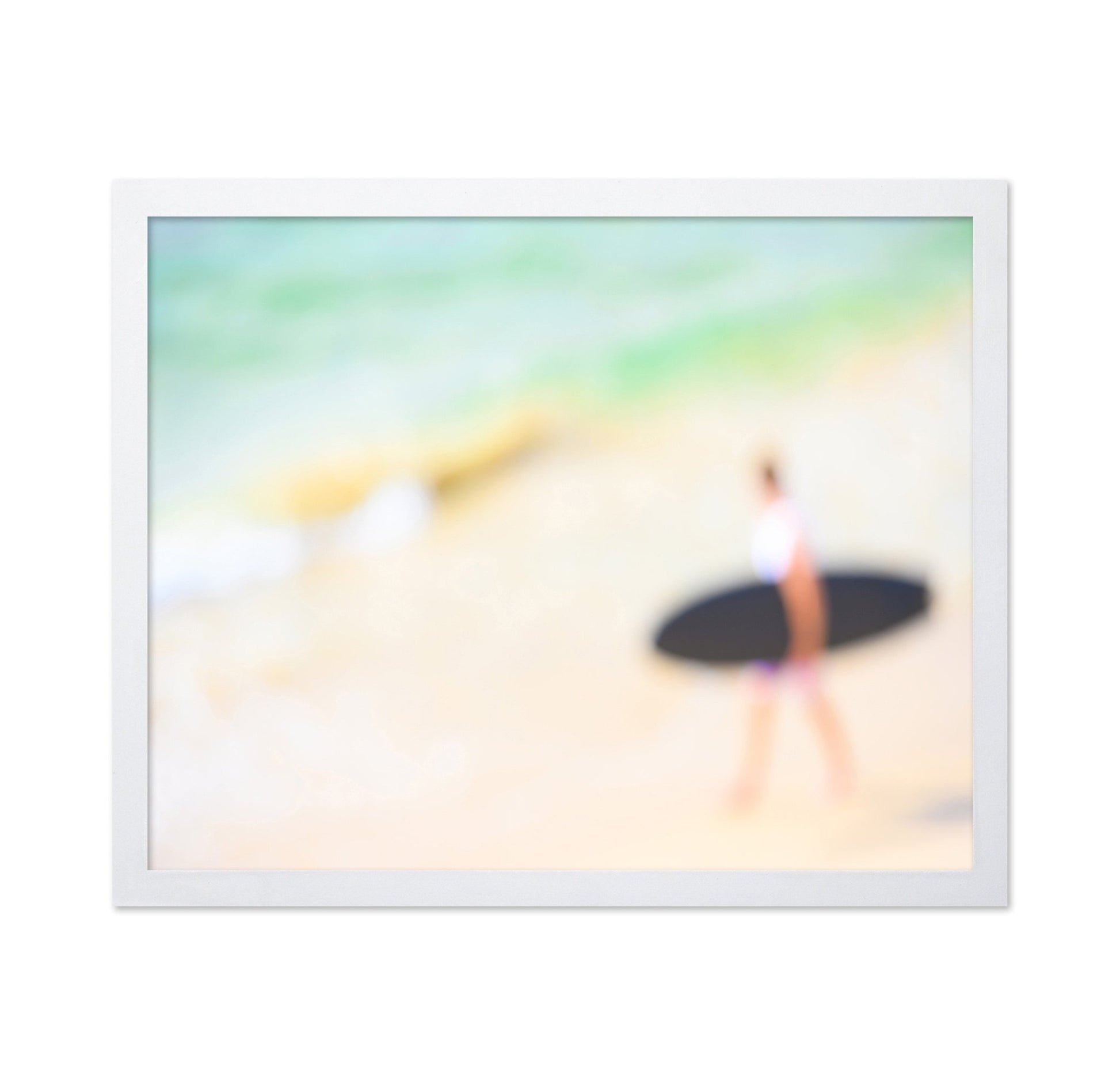 Blurred Surfer Walk