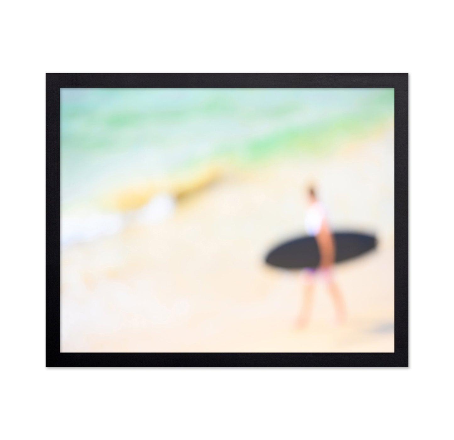 Blurred Surfer Walk