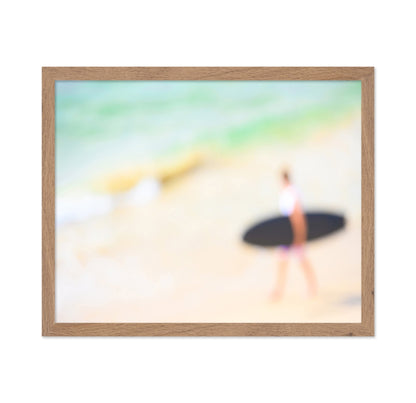 Blurred Surfer Walk