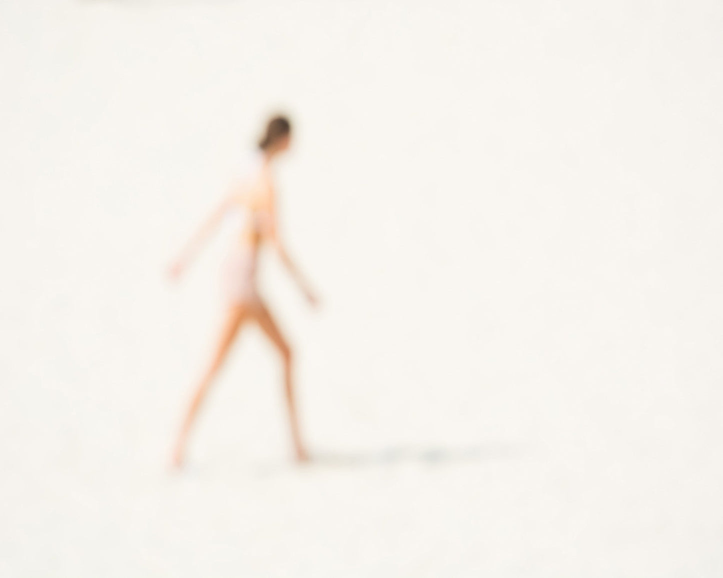 Blurred Walking Figure