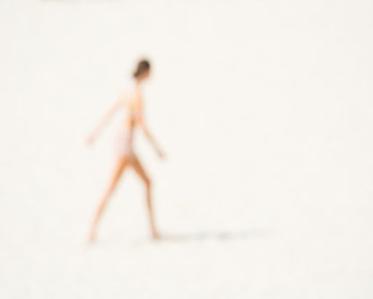 Blurred Walking Figure
