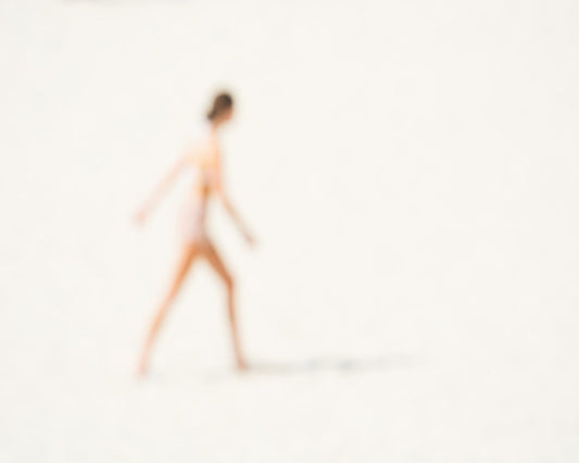 Blurred Walking Figure