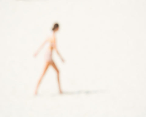 Blurred Walking Figure