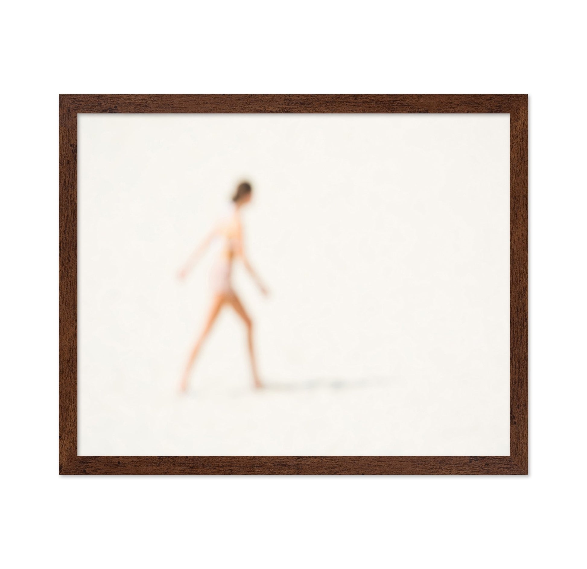 Blurred Walking Figure