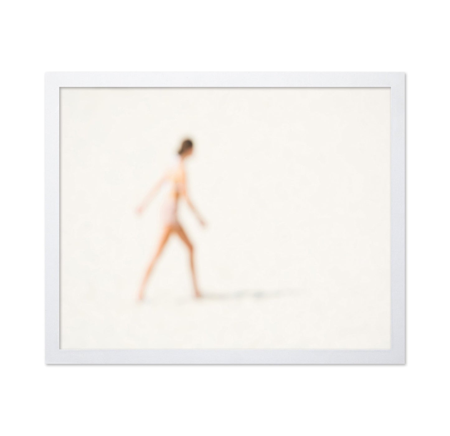 Blurred Walking Figure