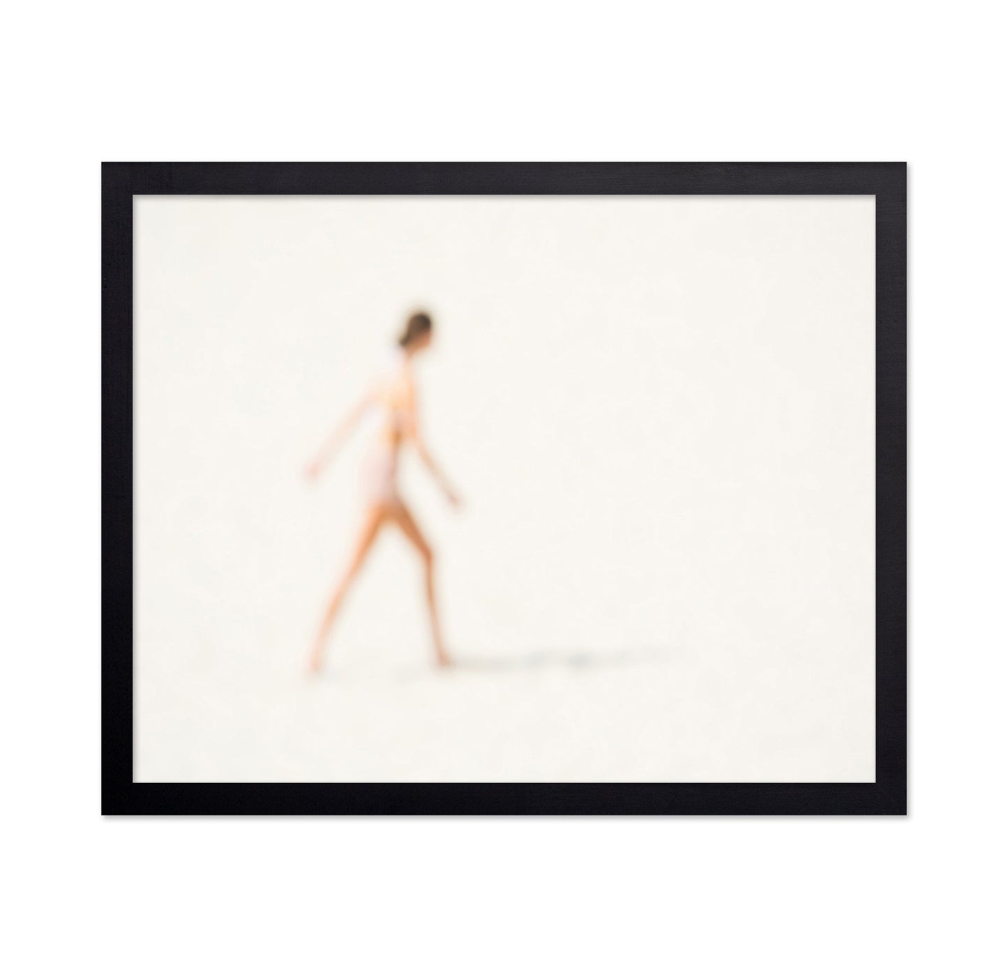 Blurred Walking Figure