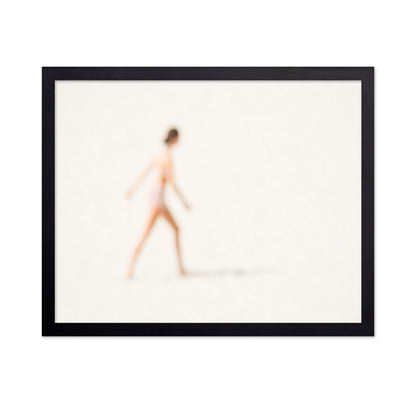 Blurred Walking Figure